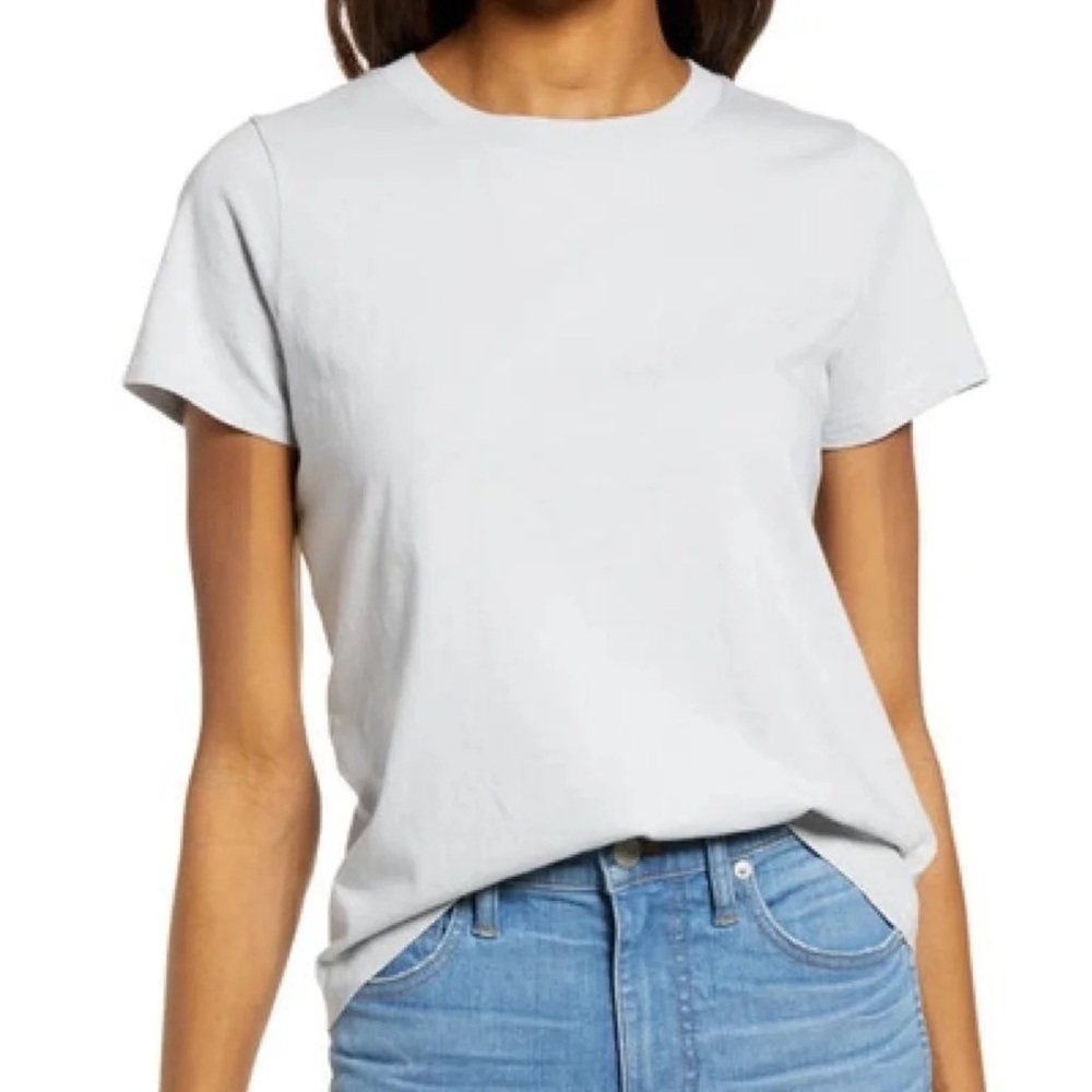 Madewell Northside Vintage Tee in Cool Fog XXS